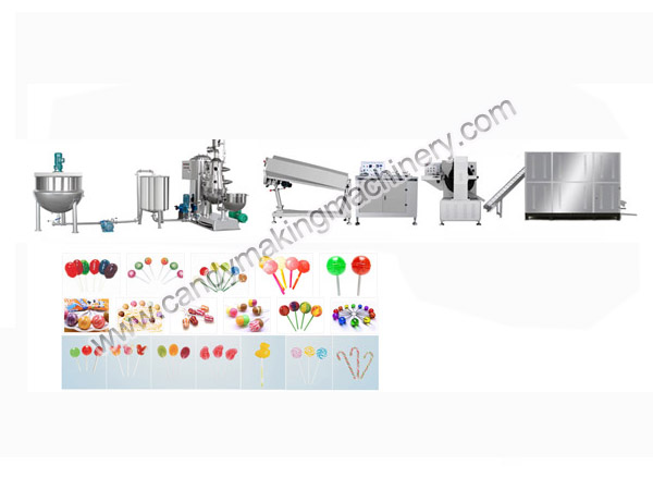 Equipamento para fabricação de pirulitos em matriz