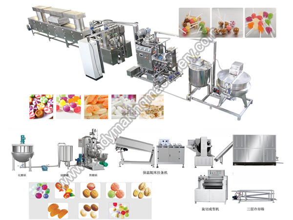 Máquina de fabricação de balas duras moldadoras