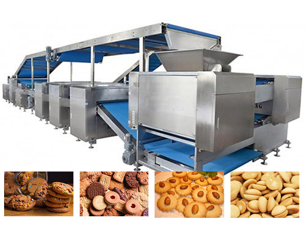Linha de produção de biscoitos duros