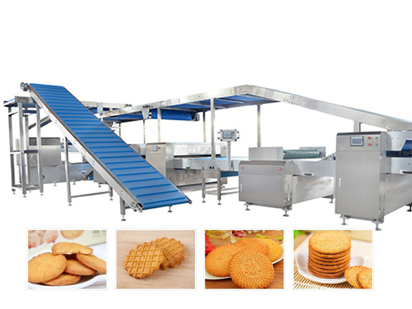 Linha de produção de biscoito macio